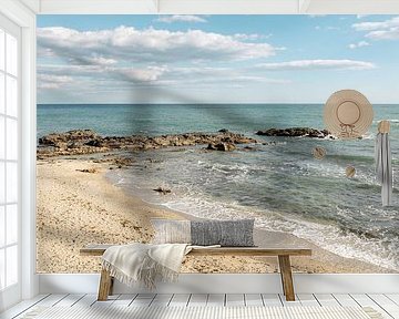 Rustgevend zeezicht. van Hennnie Keeris