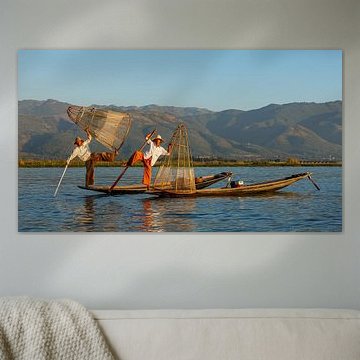 Die Fischer vom Inle See in Myanmar