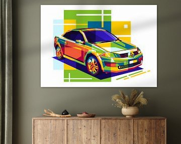 Renault Megane Family Car in WPAP by Lintang Wicaksono