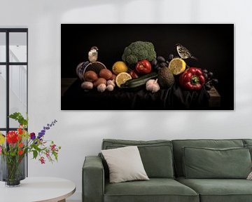 Still life fruit and vegetables by Marjolein van Middelkoop
