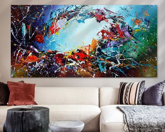 Example of the artwork in a room