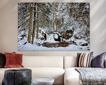 L'hiver à la cascade de Kai-Woog-Gumpen sur Jürgen Schmittdiel Photography
