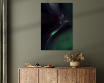 Aurora Borealis, Noorderlicht of Poollicht van Hans Kool
