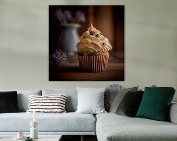 Muffin with Vanilla Topping by Maarten Knops