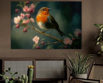 Robin - Portrait of a Little Bird by Max Steinwald