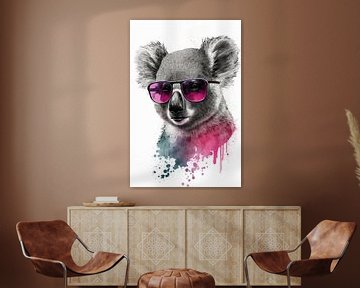 Koala en rose sur Felix Brönnimann