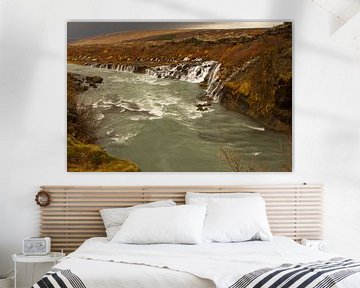 Waterfall in Iceland, Hraunfossar by Karijn | Fine art Natuur en Reis Fotografie