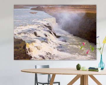 Gullfoss Wasserfall Island von Karijn | Fine art Natuur en Reis Fotografie