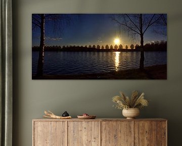 Panorama du coucher de soleil