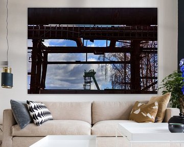 Vue à travers le tube