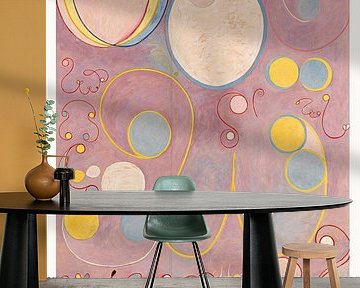 Hilma AF Klint - De tien grootste, nr.8, Kindertijd van Old Masters