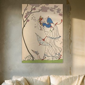 George Barbier – Le Coup de Vent (1914)