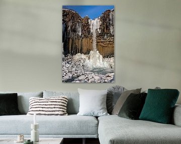 Svartifoss (Schwarzer Wasserfall) in Island 2/2