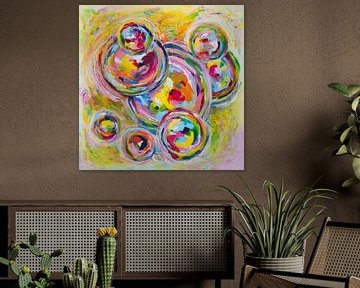 Sizzling Season - cheerful colourful painting