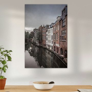 Oude panden Oudegracht Utrecht