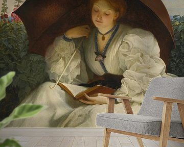 Reading On A Sunny Afternoon, Charles Edward Perugini