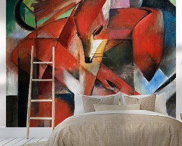 Franz Marc - Drie Vossen van Old Masters