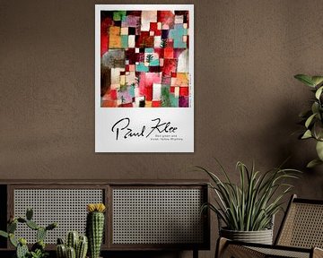 Paul Klee - Rot, Grün und Gelb-Violetter Rhythmus