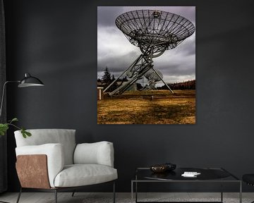 In Drenthe (Westerbork)  staat een van de grootste telescopen van het land. van René Holtslag