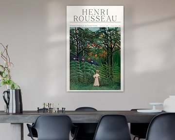 Henri Rousseau - Een wandeling van een vrouw door het regenwoud van Old Masters