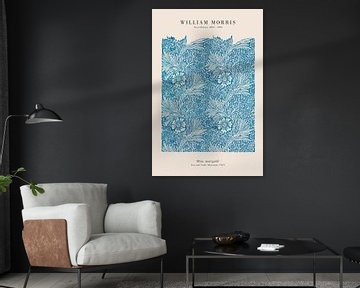 William Morris - Blaue Ringelblume