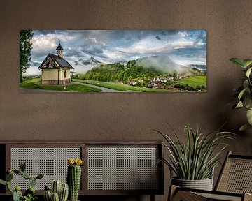Panoramic view of the Alps and the Watzmann in Berchtesgaden. by Voss Fine Art Fotografie