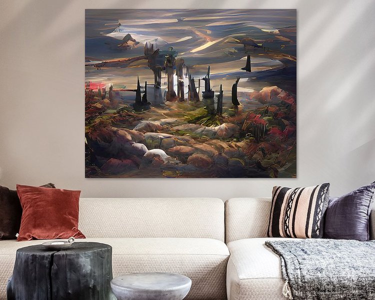 Example of the artwork in a room