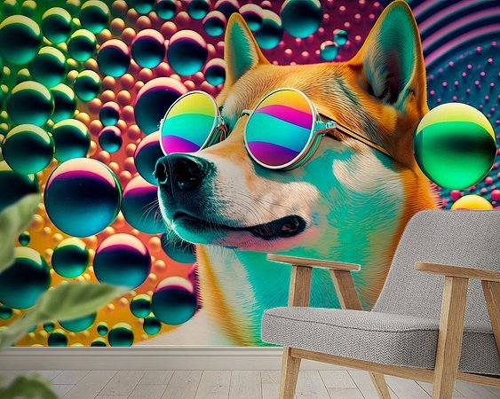 Example of the artwork in a room