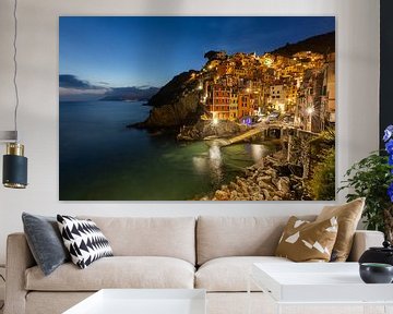 Riomaggiore in the Cinque Terre in Liguria