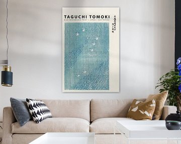Taguchi Tomoki - Blauwe Houtsnede van Old Masters