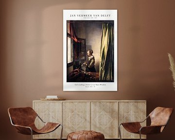 Jan Vermeer - Meisje dat een brief leest bij een open raam van Old Masters
