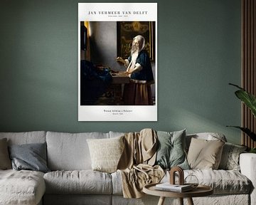 Jan Vermeer - Een vrouw met een weegschaal van Old Masters
