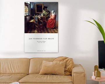 Jan Vermeer - Het wijnglas