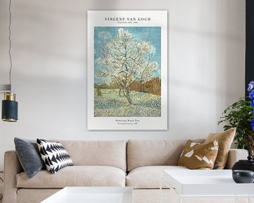 Vincent van Gogh - Blühender Pfirsischbaum