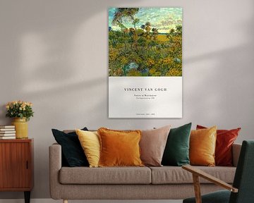 Vincent van Gogh - Zonsondergang bij Montmajour van Old Masters