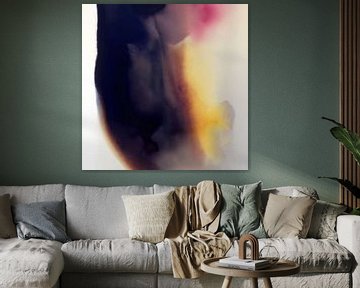 Contemporary abstract in warme kleuren van Studio Allee