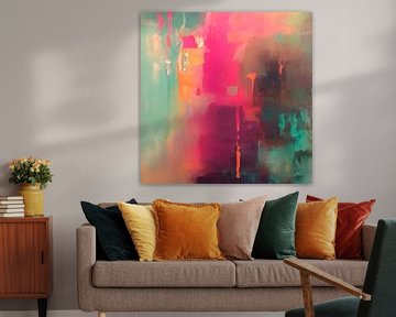 Kleurrijk modern abstract schilderij van Studio Allee