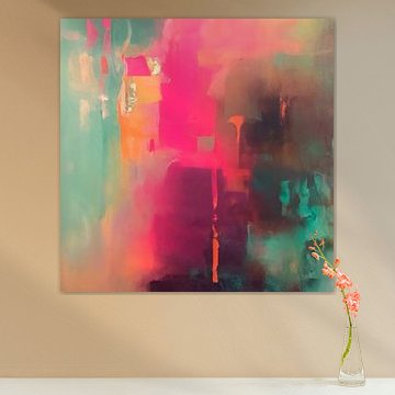 Peinture abstraite moderne et colorée sur Studio Allee