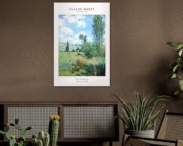 Claude Monet - Blick auf Vétheuil