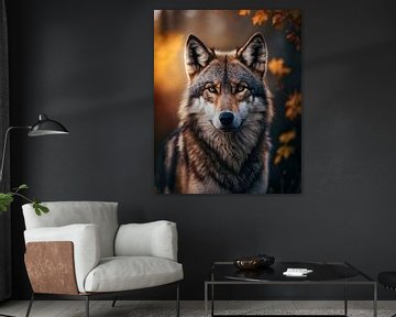 Wolf im Naturschutzgebiet. von AVC Photo Studio