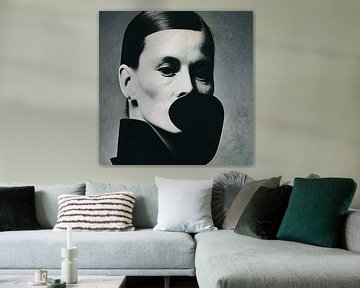 De vrouw legde het zwijgen op van Jan Keteleer (JanKé): Een reis voorbij het canvas