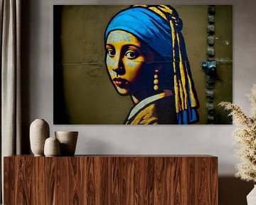 Girl with a Pearl Earring - London by DNH Artful Living