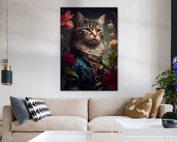 Cat portrait in the Jungle by But First Framing