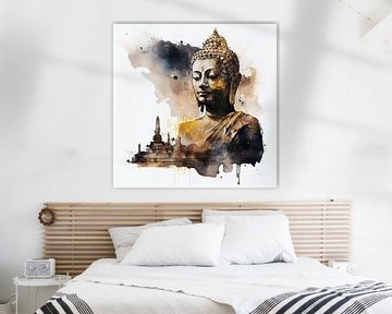 Watercolor Buddha #1