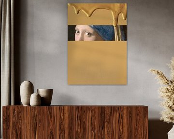 Das Mädchen mit dem Perlenohrring - New Renaissance von Gisela- Art for You
