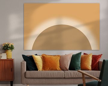 Sunset Abstract Minimalism by Mad Dog Art