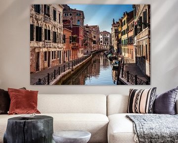 Wijk Cannaregio in Venetië van Rob Boon