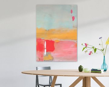 Kleurrijk modern en abstract schilderij van Studio Allee