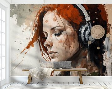 Deep into Music No. 203 by ARTEO Paintings