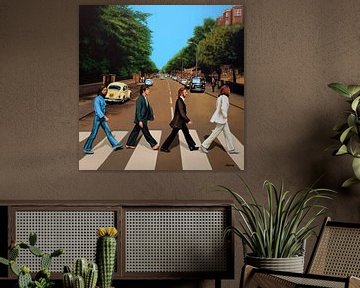 The Beatles schilderij van Paul Meijering